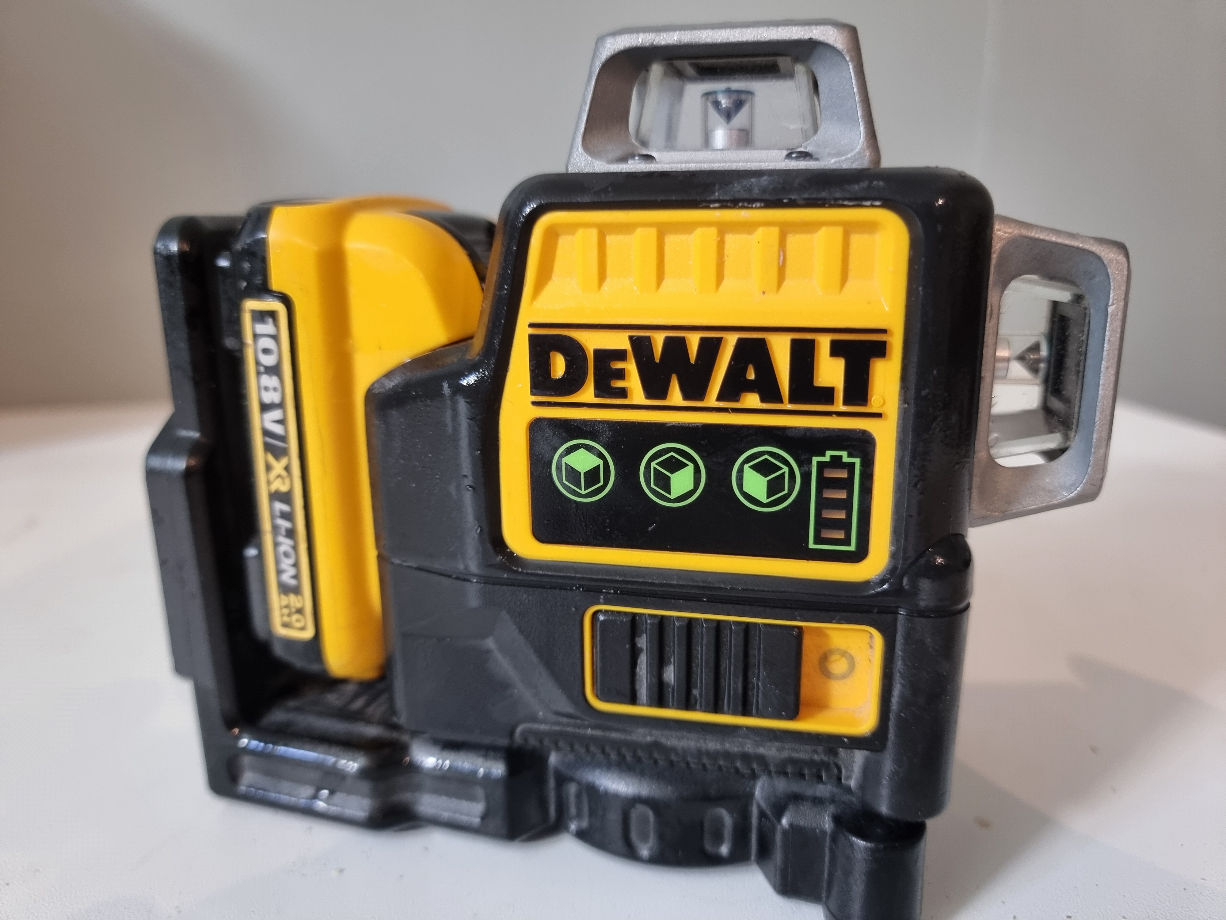 Dewalt krysslaser med lasermottaker
