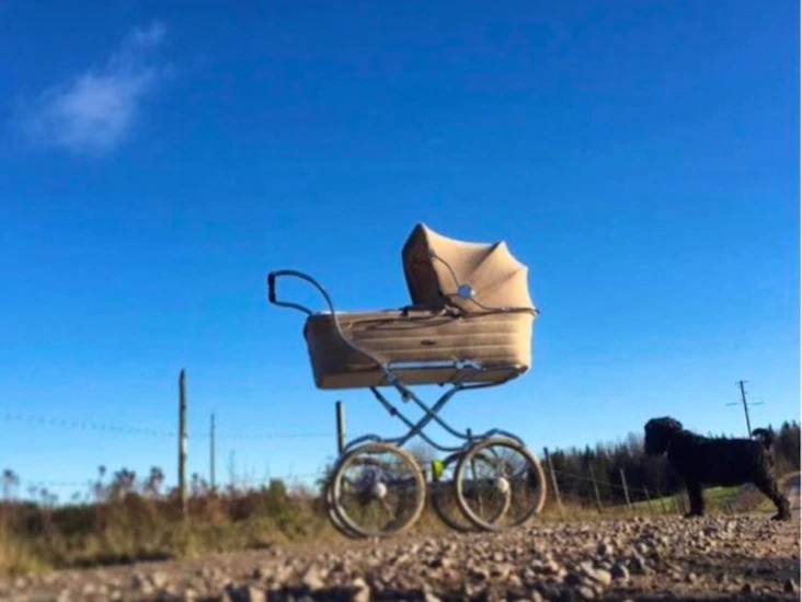 Barnvagn emmaljunga bebis liggdel