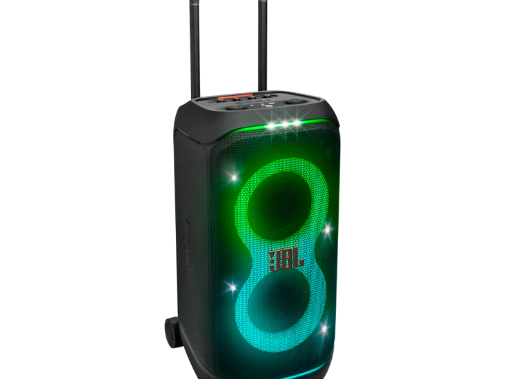 Jbl partybox 320 med 2 trådlösa mikrofoner – perfekt för fest & karaoke!