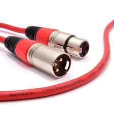5m red xlr