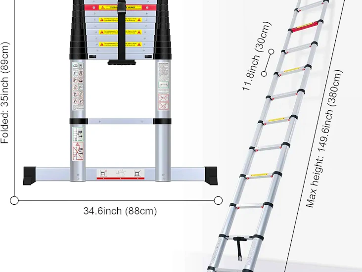 Teleskop stege 3.8 meter