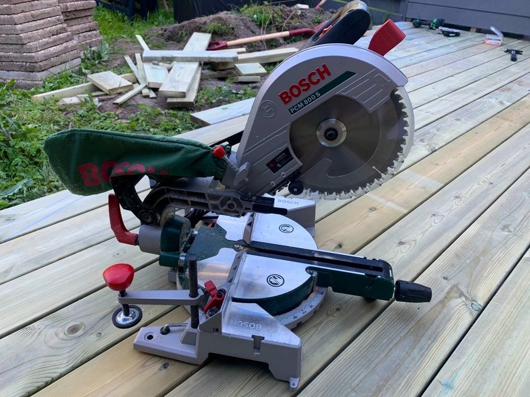 Kapp- og gjærsag bosch pcm 800s leies ut
