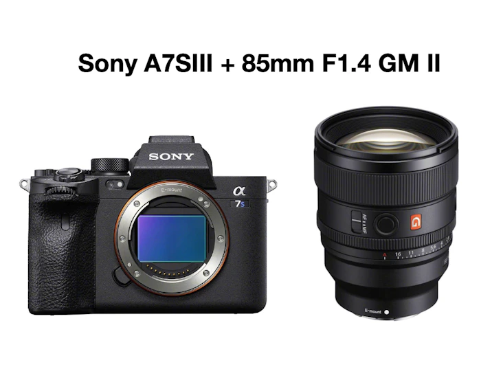 Delivery only - sony a7siii + 85mm f1.4 gm ii / a7s iii + 85mm f1.4 gm ii