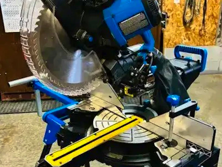 Mastercraft 12″ dual-bevel sliding mitre saw (model 055‑3535)