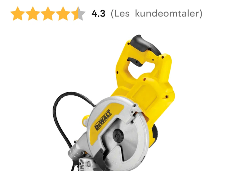 Dewalt kapp- og gjærsag med stativ