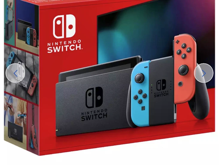 Nintendo switch with mario kart 8