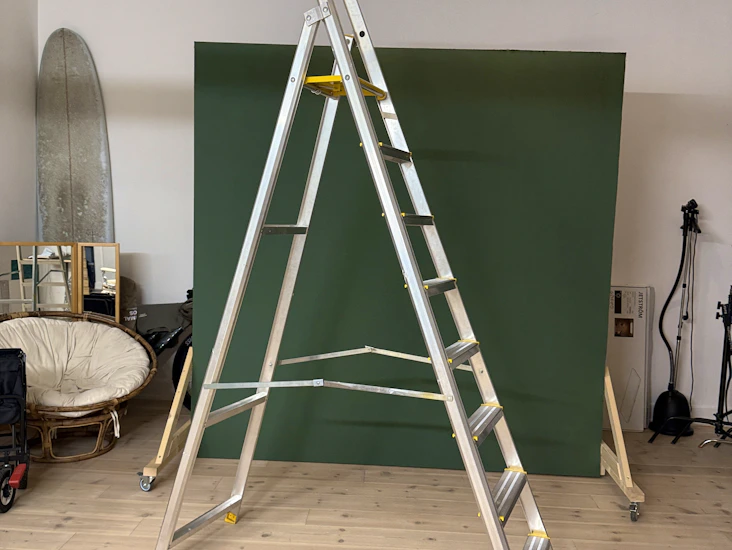 Stege hög 2m översta trappsteget