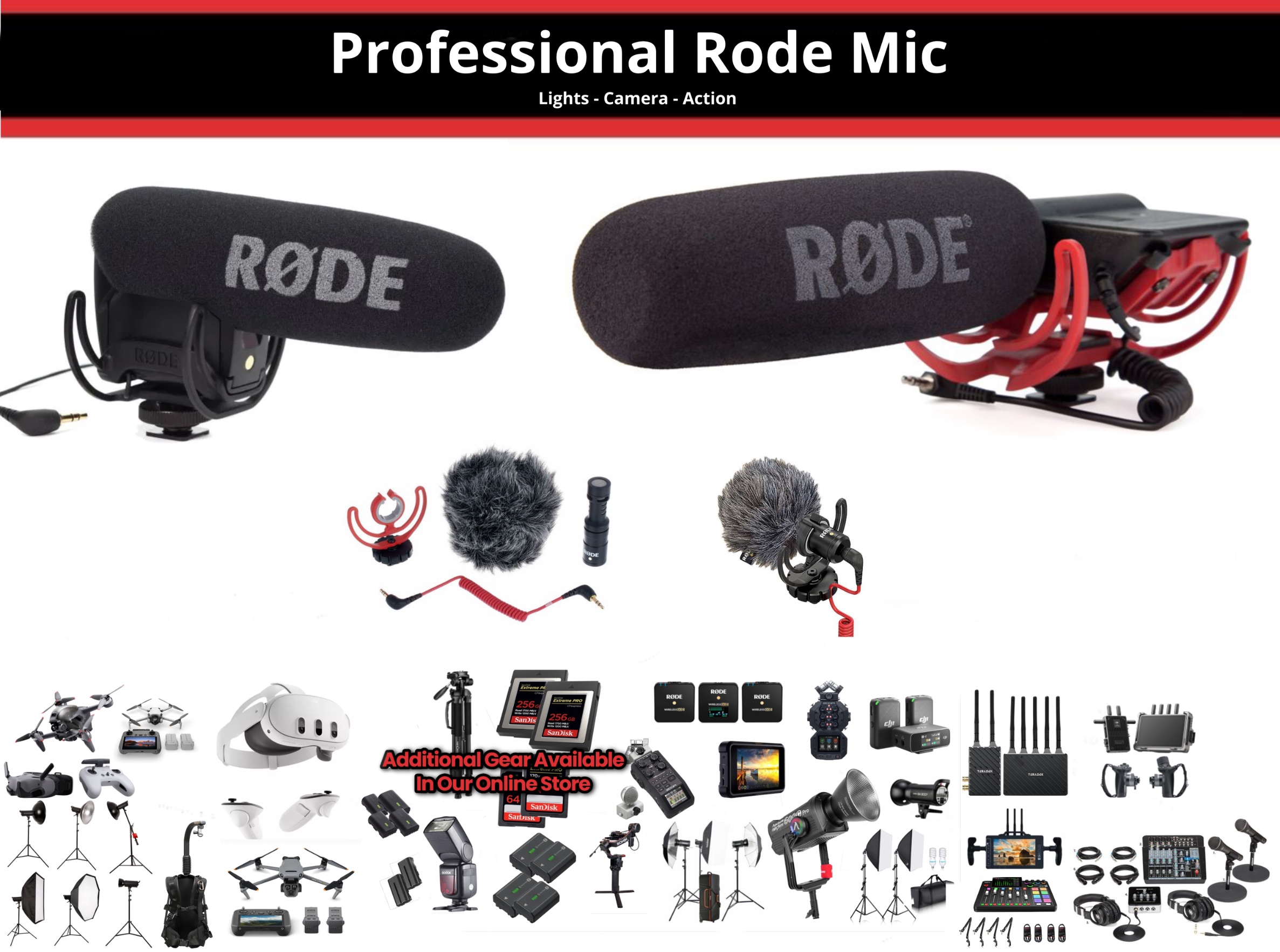 Professional rode mic (delivery) 