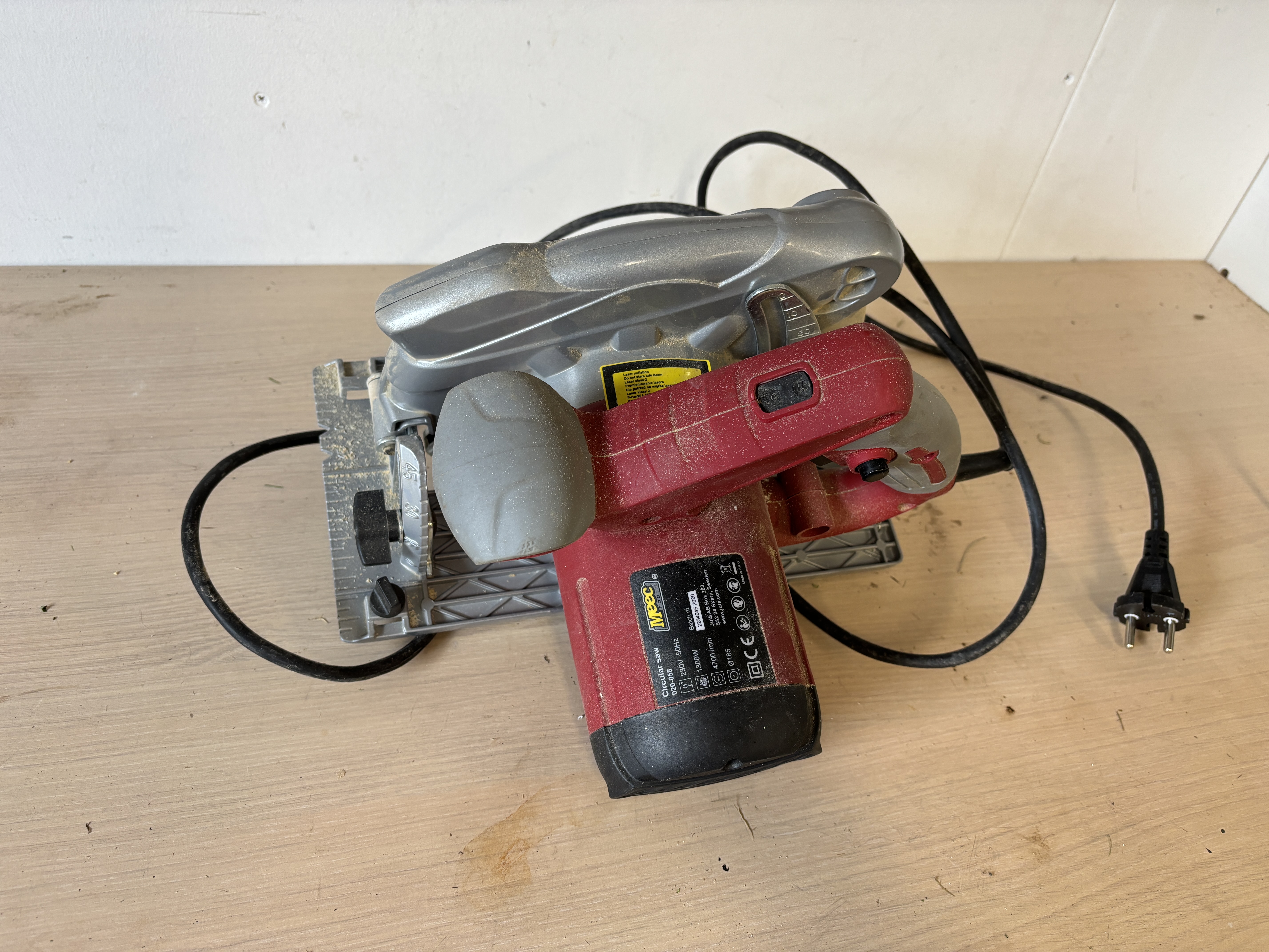 Meec sirkelsag med laser