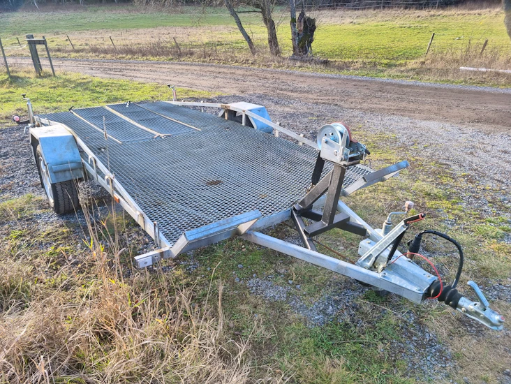 Biltrailer / maskinsläp - 1300kg - b-kort