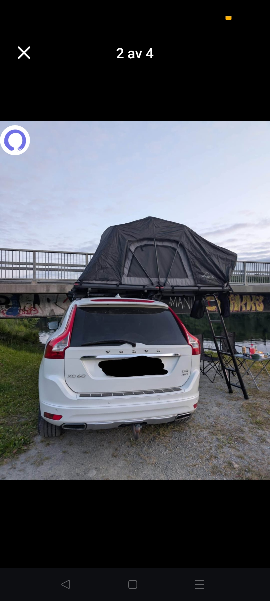 Smidigt och lätt taktält för 1-2 pers inkl. campingutrusning vid behov.