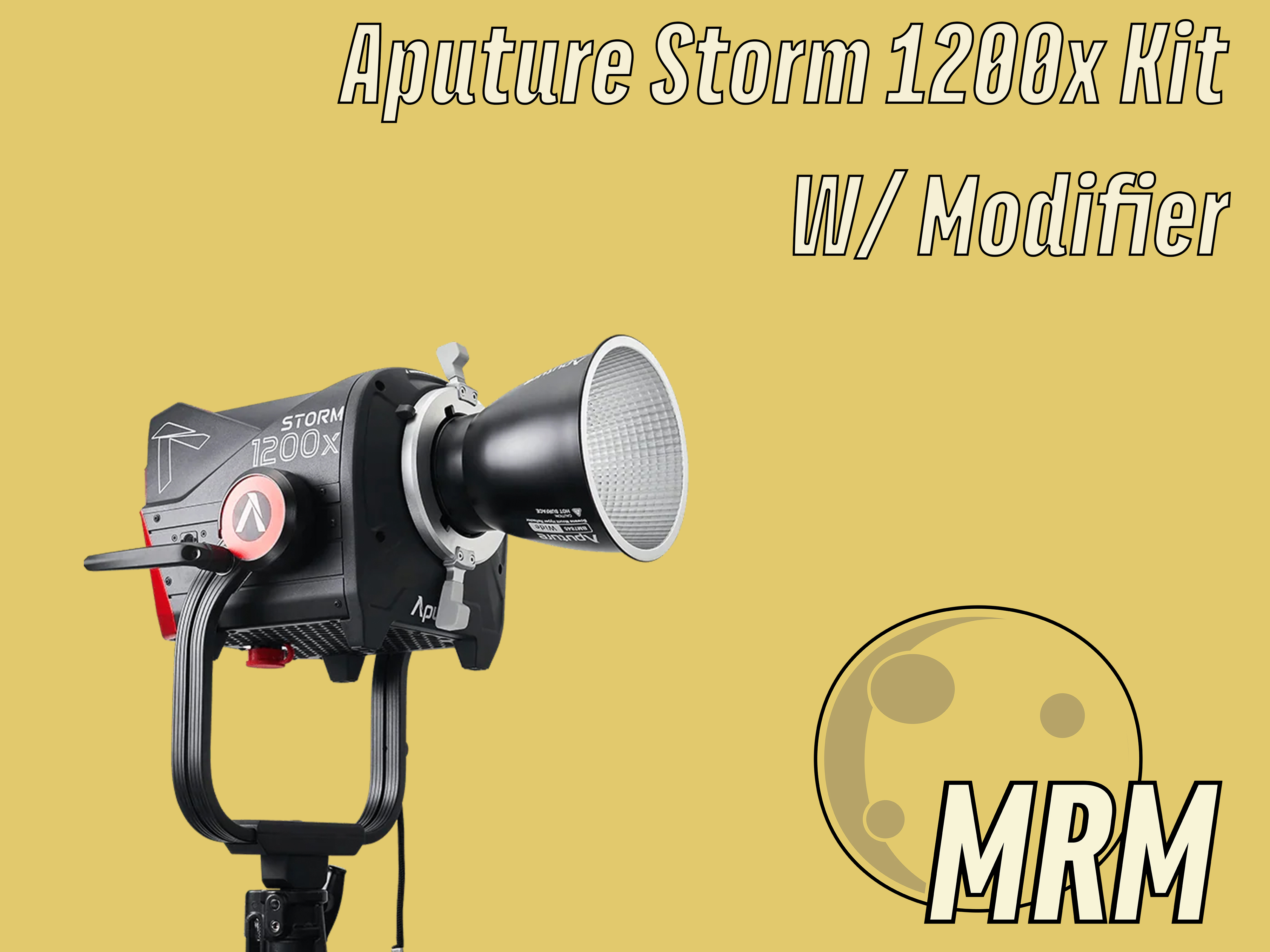 Aputure storm 1200x w/ modifier