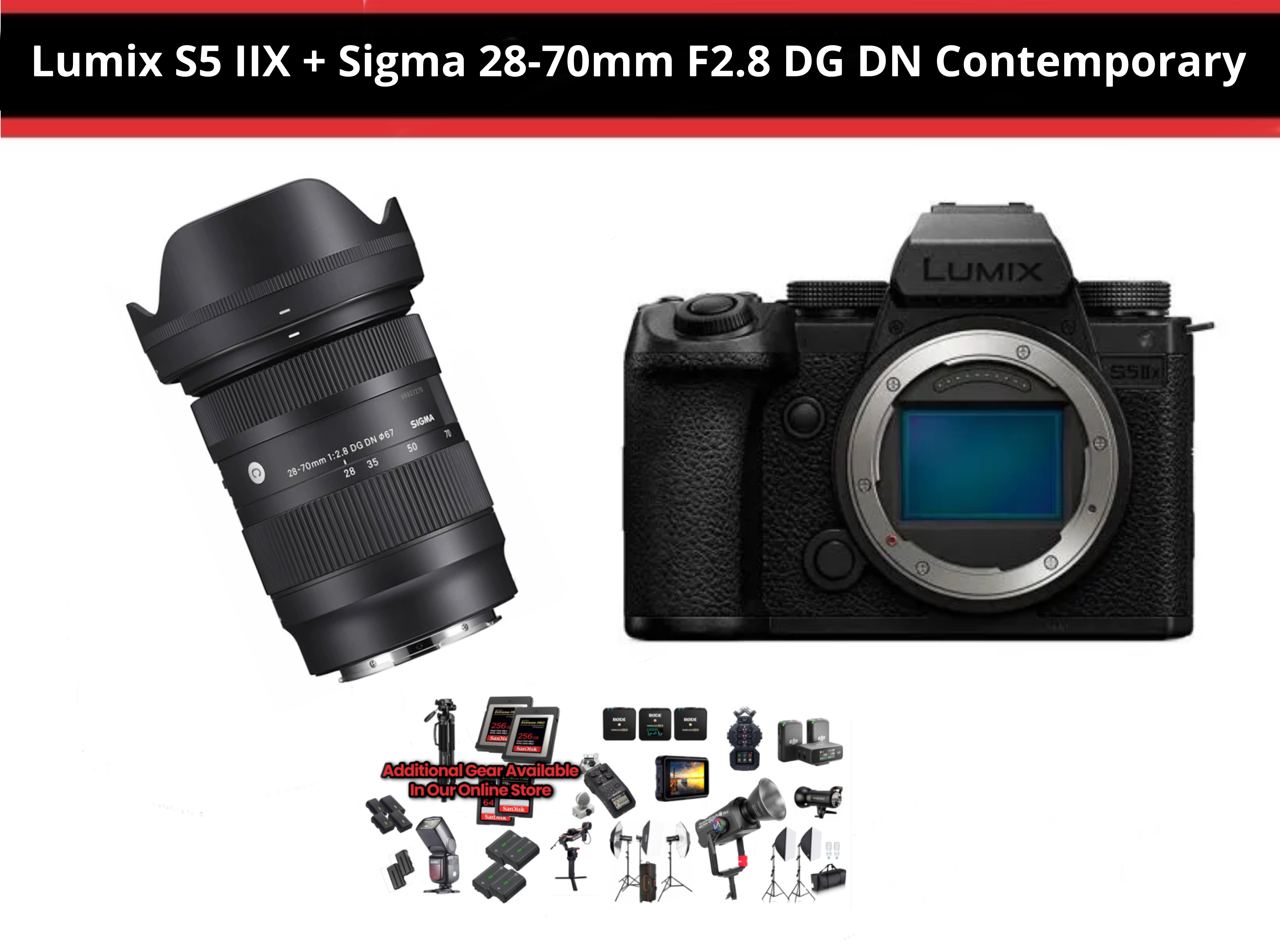 Lumix s5iix + sigma 28–70mm f/2.8 dg dn ( s5 iix )