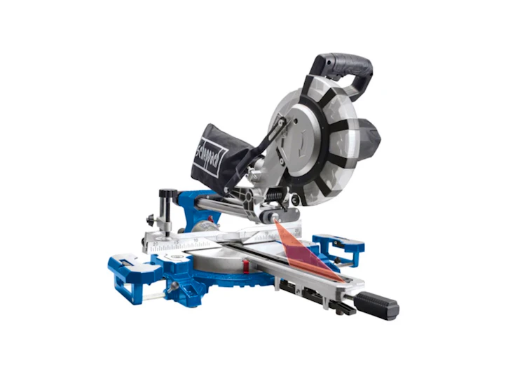 Katkaisu- ja jiirisaha jalustalla