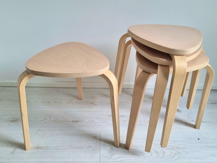 Puiset jakkarat 4 kpl