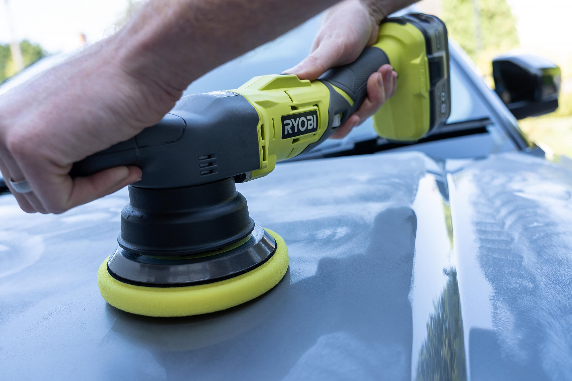 Ryobi polermaskin batteri