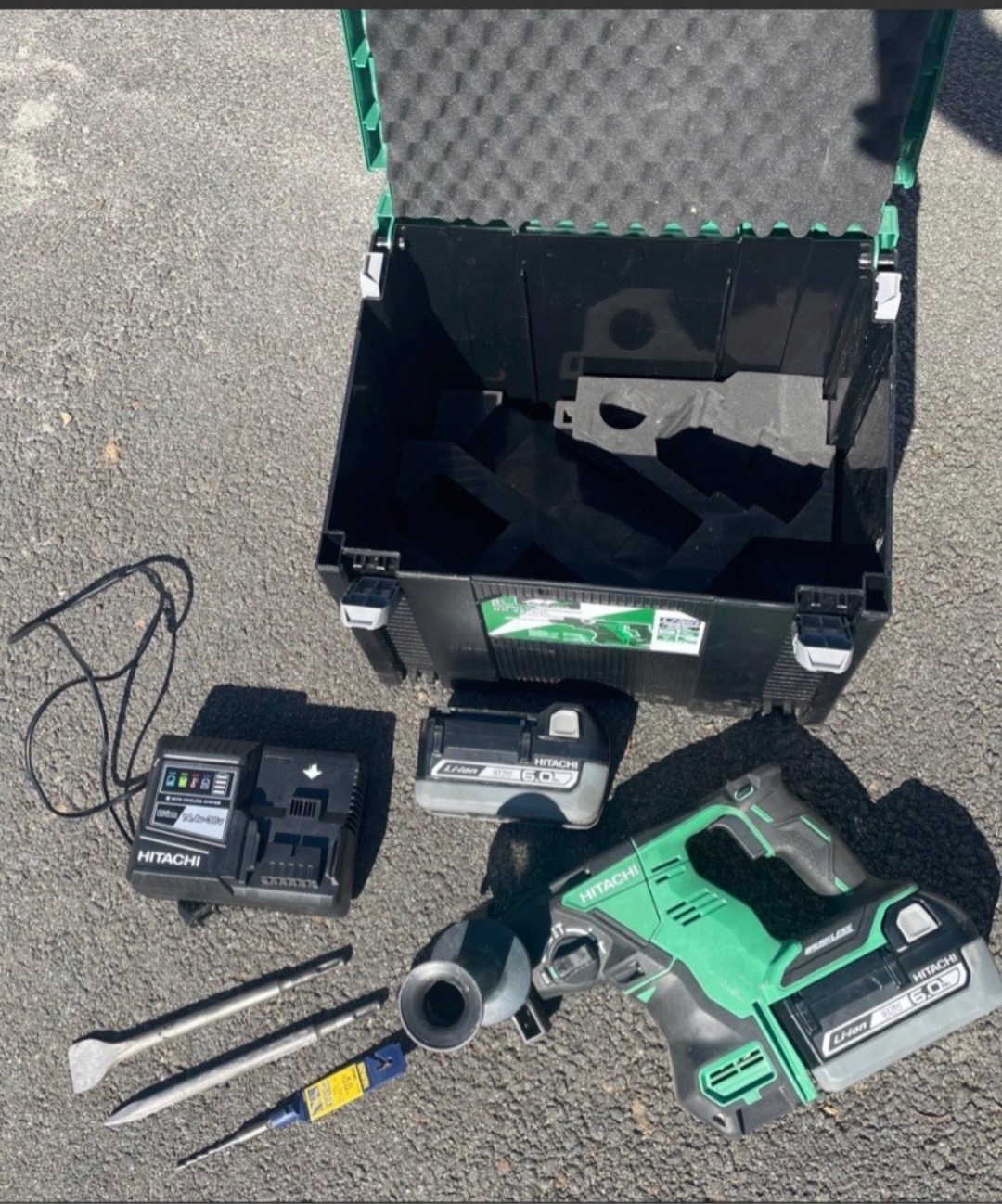 Hikoki/htachi 36v 2x 6.0 ah batteri 