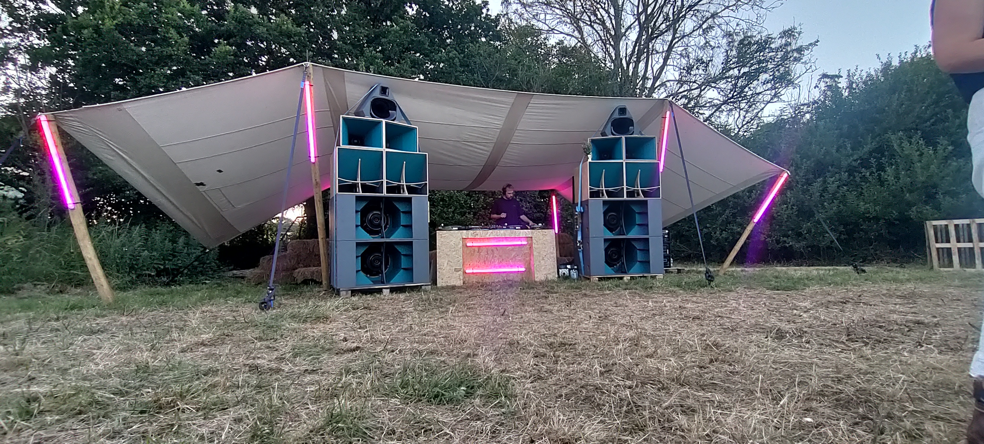 Pro audio sound system festival club