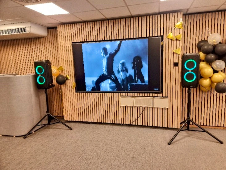 Party høyttalere jbl 310 med trådløs mikrofon