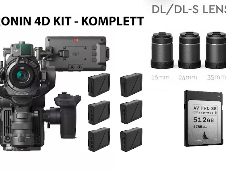 Dji ronin 4d kit - alt du trenger!