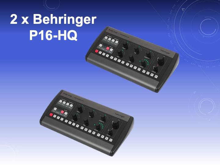 Behringer p16-hq (two units)