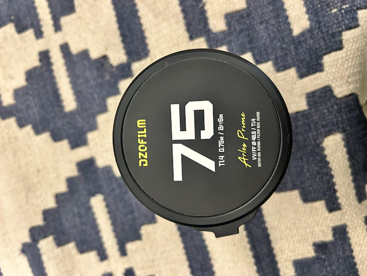 Dzofilm arles 75mm lens