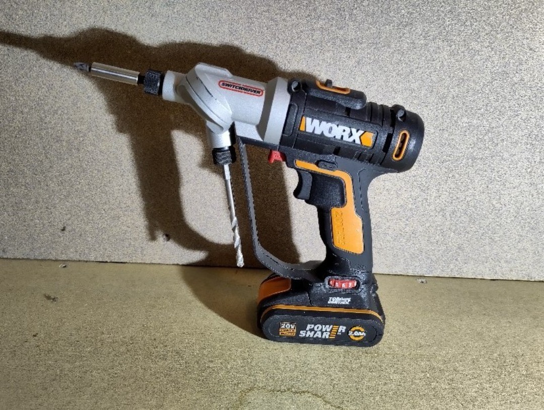 Worx drill med 2 bitsholdere
