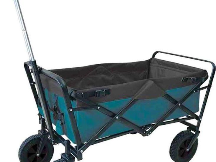 Rullvagn hopfällbar vagn med teleskophandtag