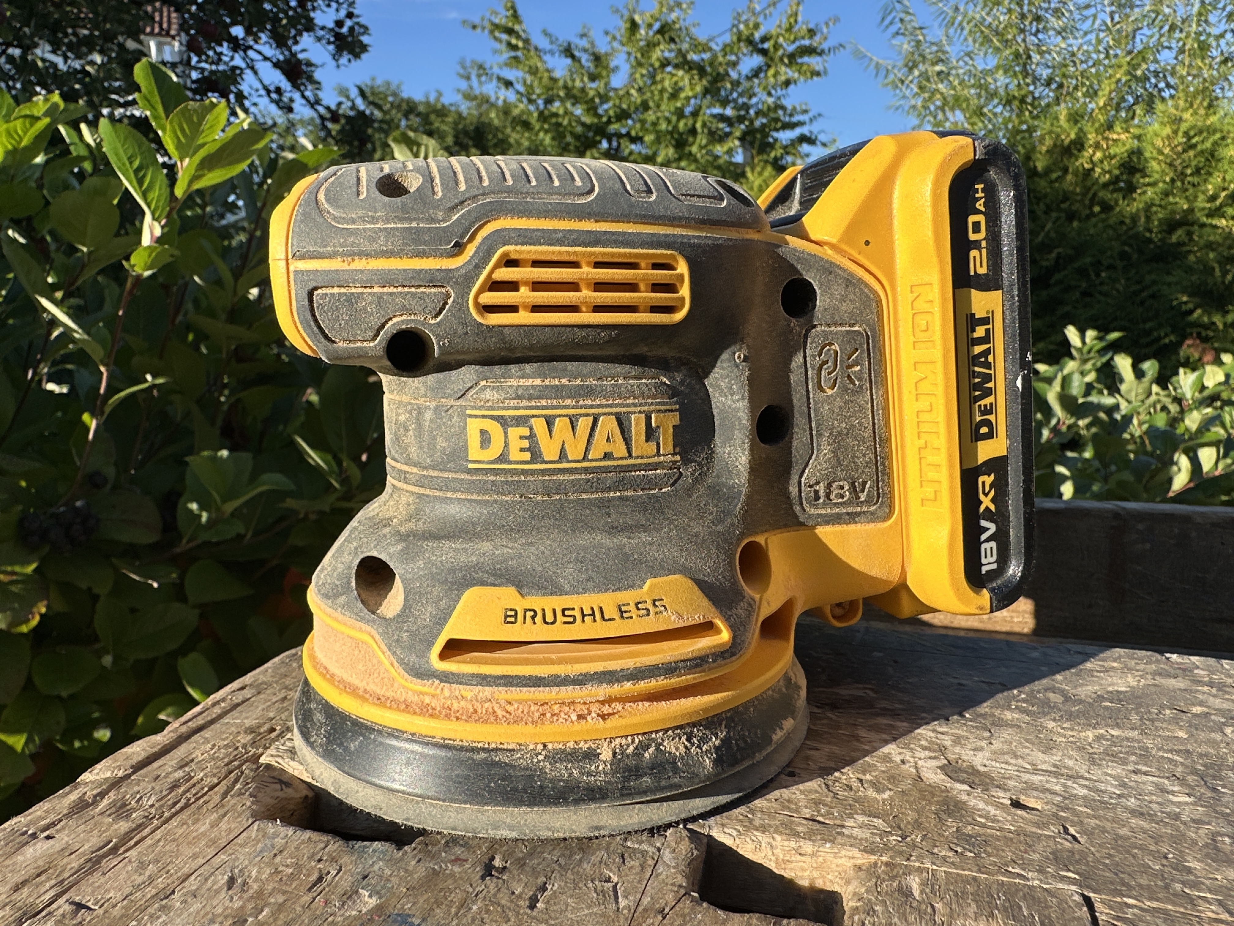 Dewalt pussemaskin med to batterier