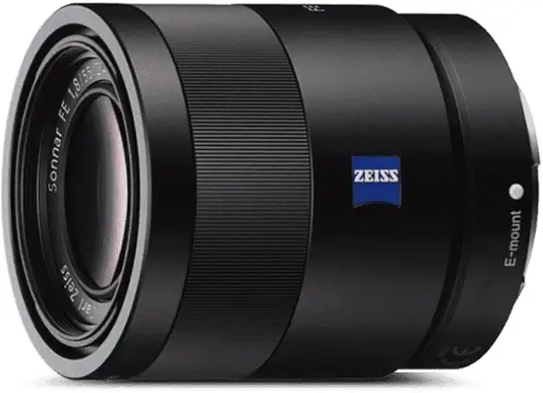 Zeiss 55mm f/1.8 emount lens