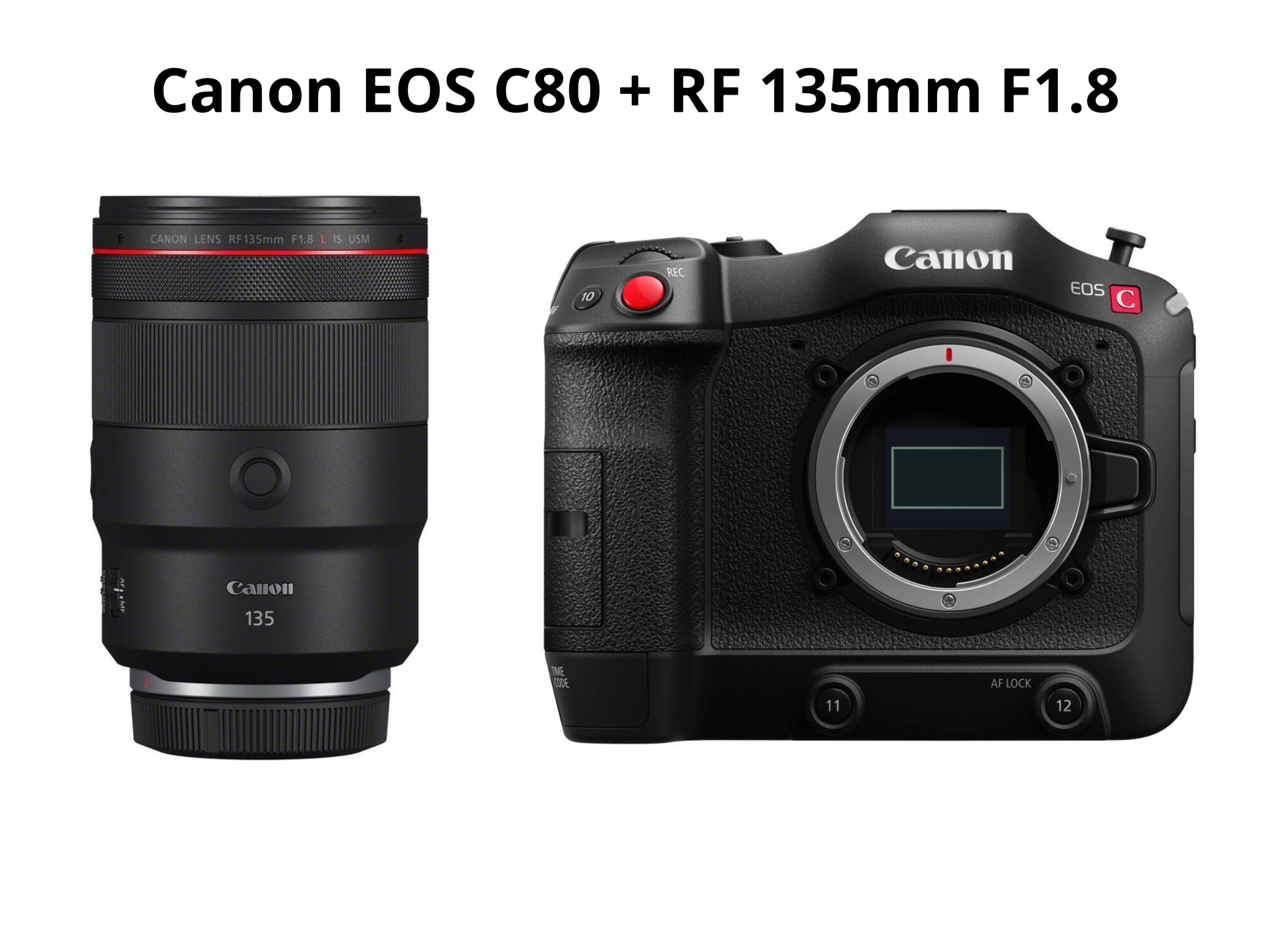 Canon c80 + rf 135mm f1.8 