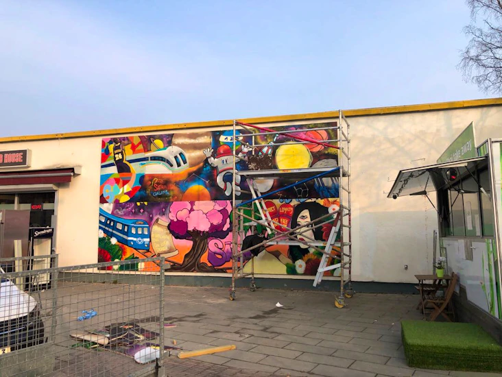 Rullställning zip-up bred 7,5m