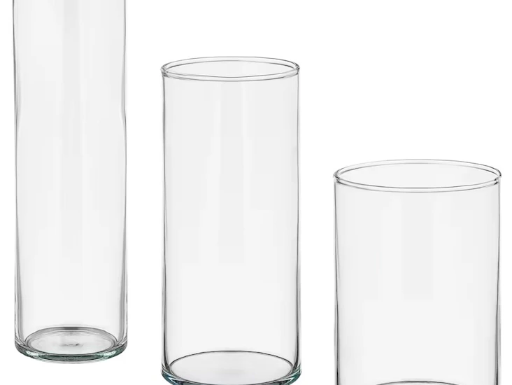 Cylinder vaser fra ikea (9 stk)