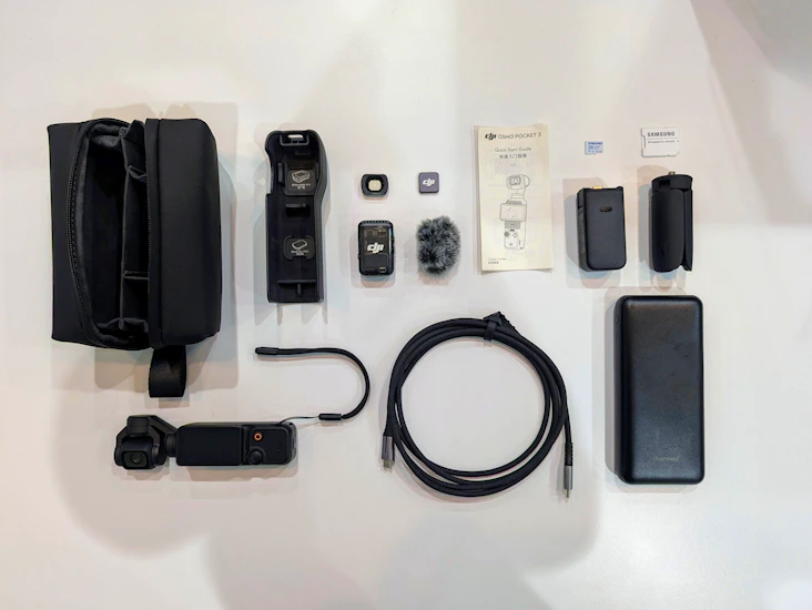 Dji pocket 3 osmo creator combo plus filters and power bank