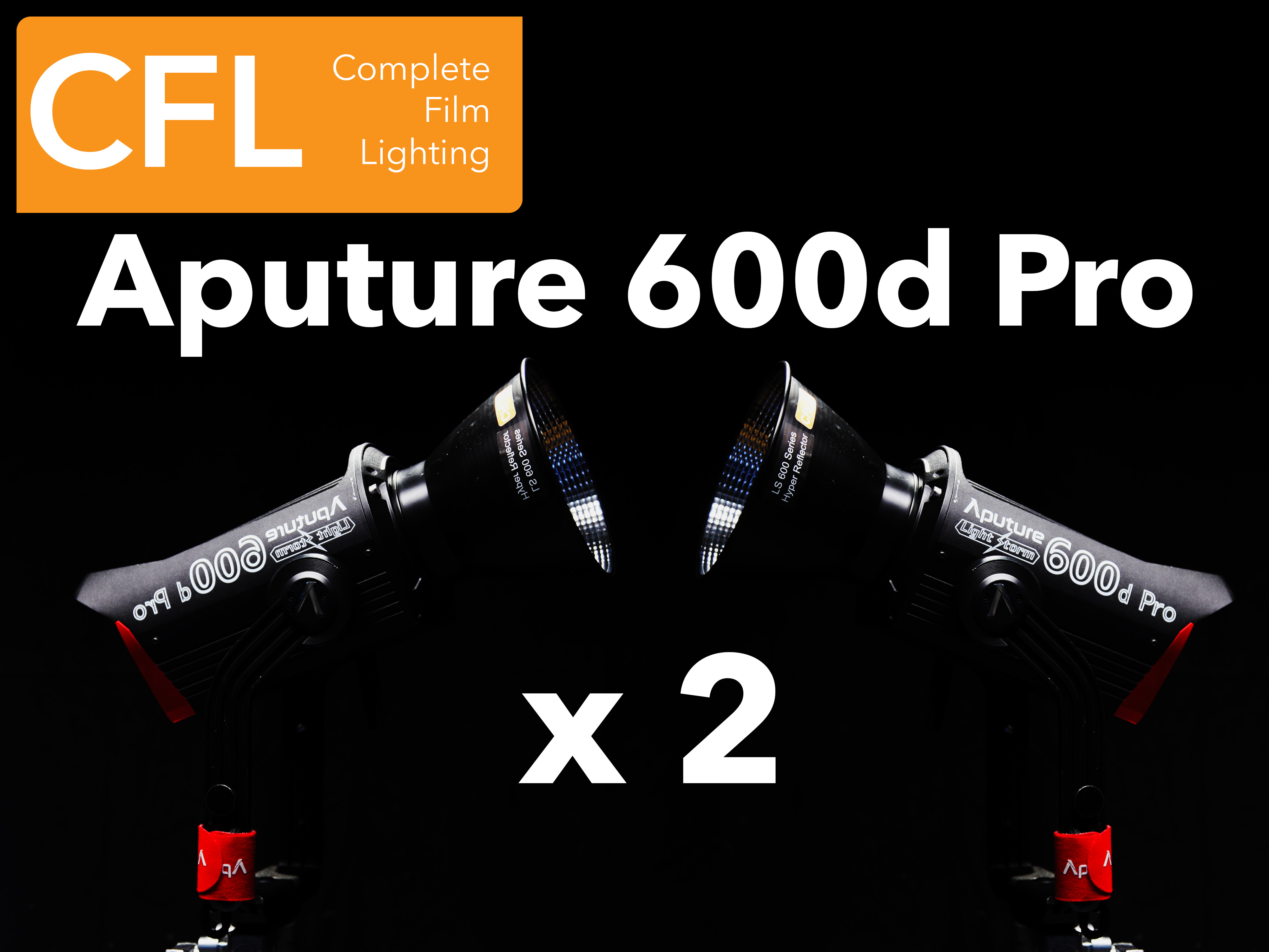 Aputure 600d pro x 2