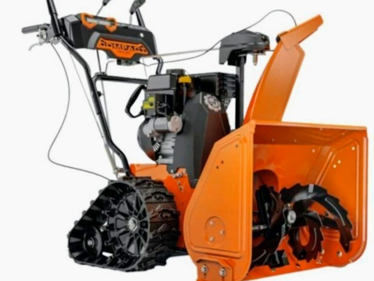 Kraftig belte dreven ariens snøfreser compact