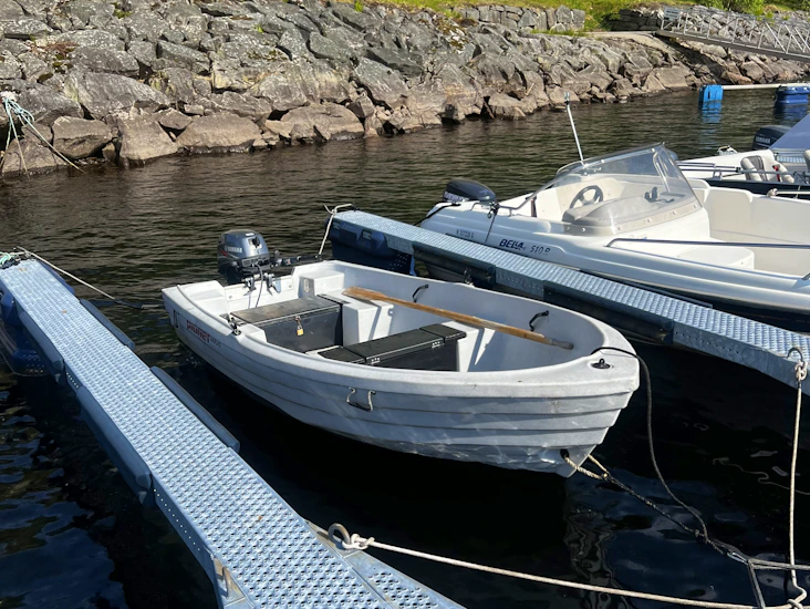 Pioner maxi, med yamaha 9,9