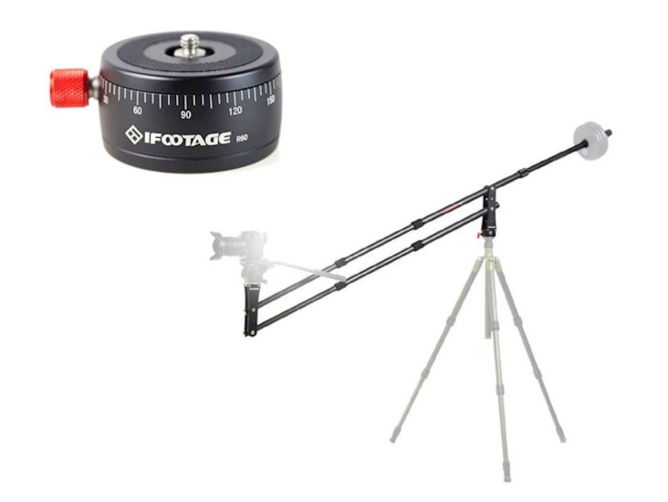 Jib mini crane m1 ii + panoramahuvud r60