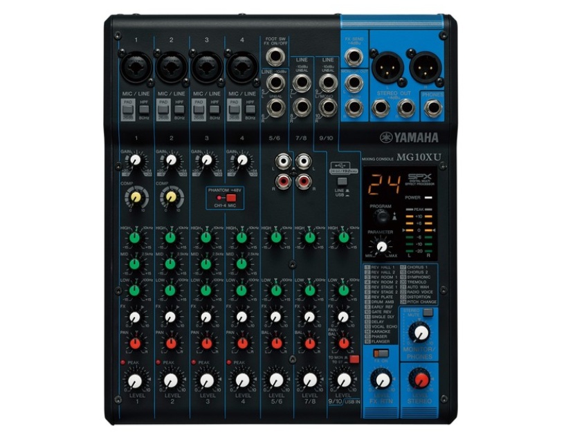 Yamaha mg10 mixer pat tested