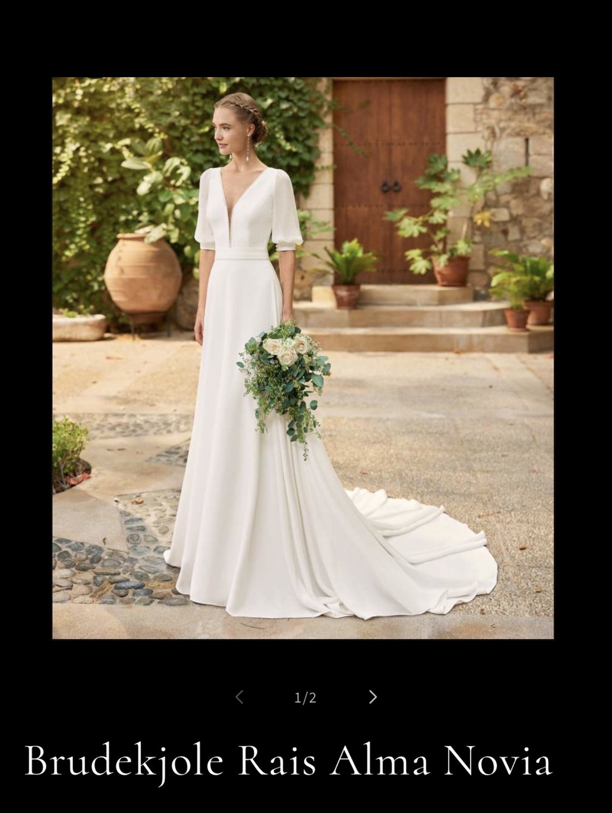 Brudekjole rais alma novia 