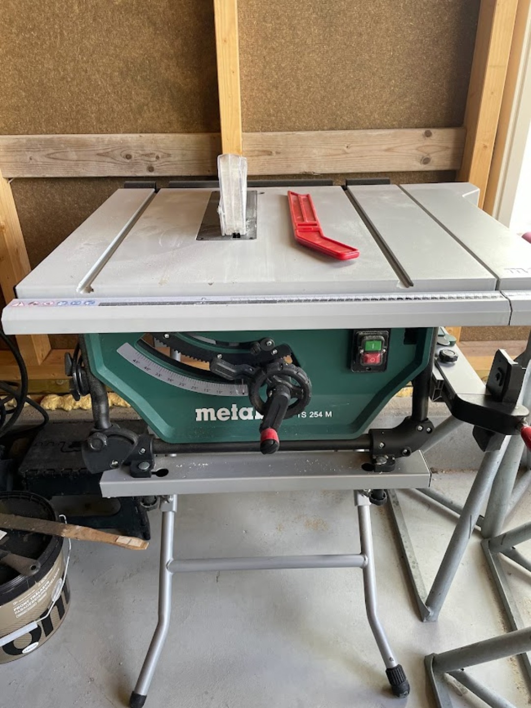 Metabo ts254 bordsag med stativ