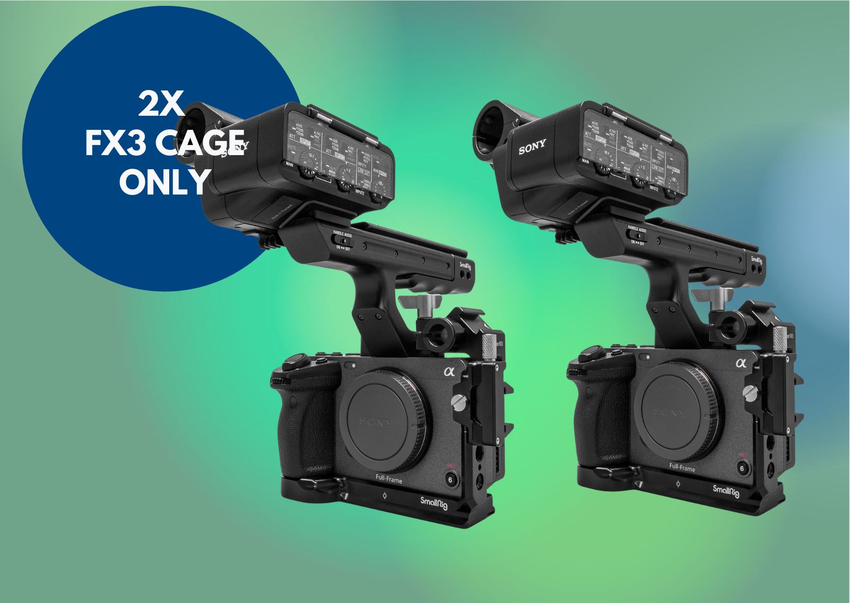 2x sony fx3 cage