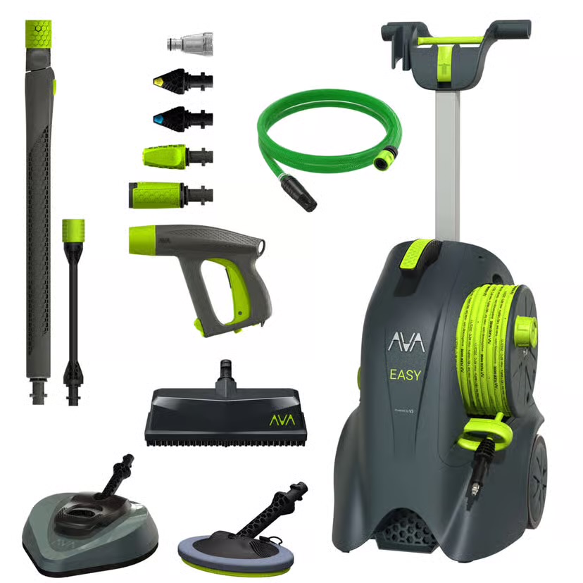 Ava easy p60 mega bundle – kraftig høytrykksspyler med alt tilbehør