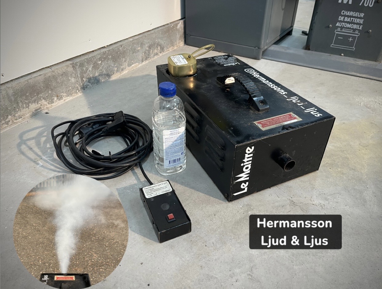 Kraftfull rökmaskin 1100w