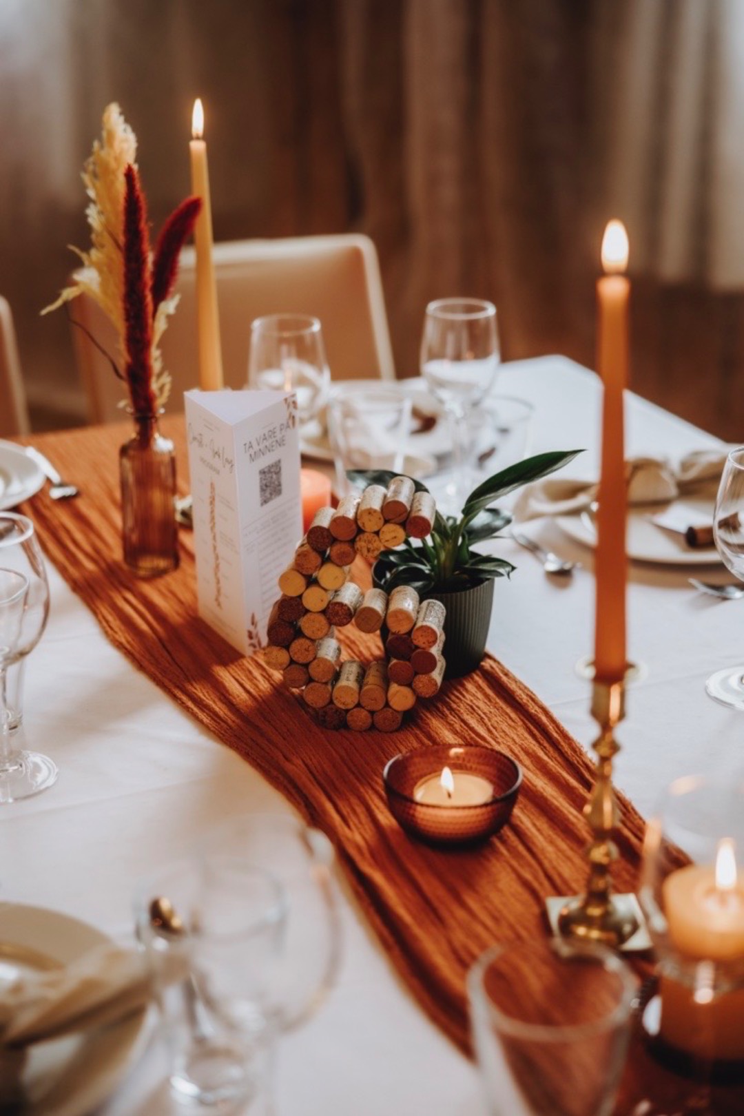 Lysestaker i messing