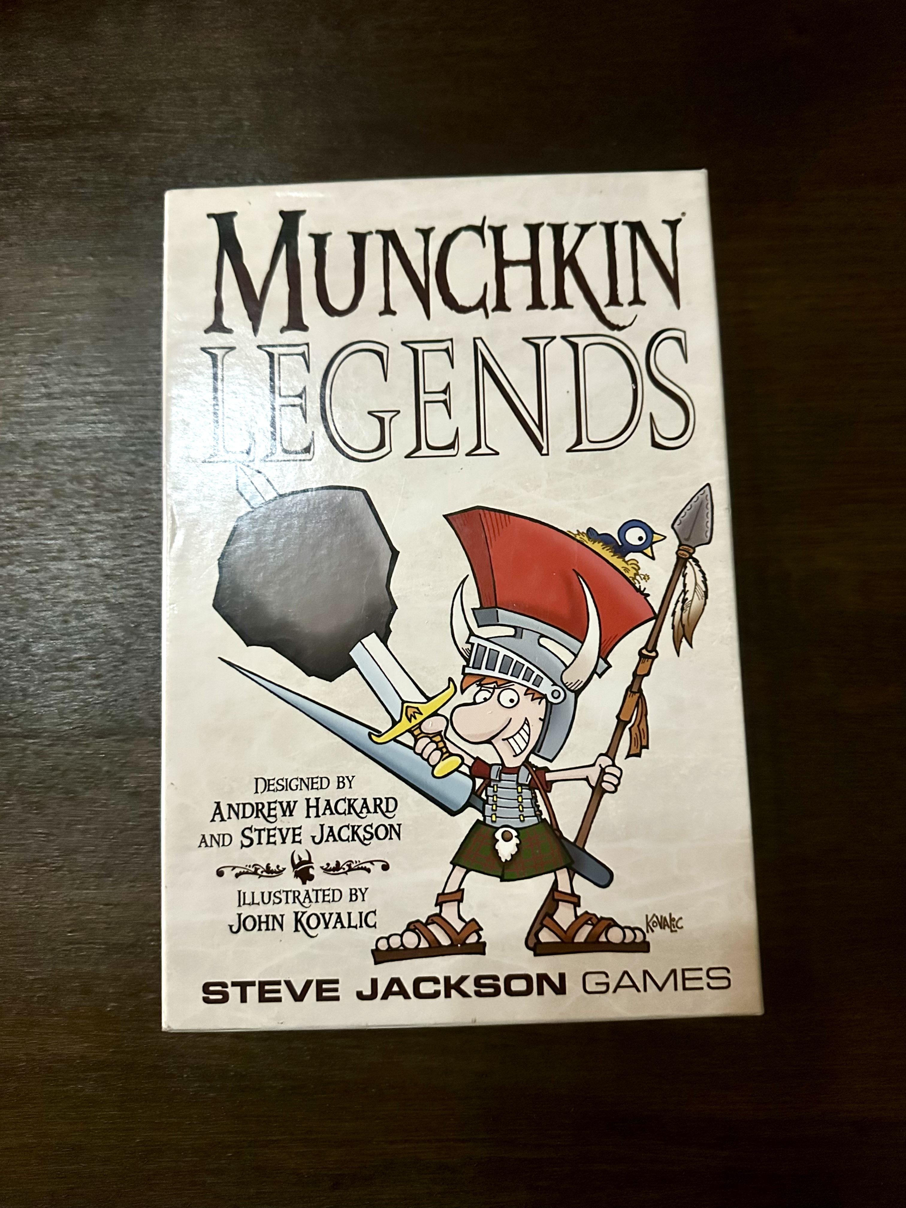 Munchkin legends with faun and games expansion 