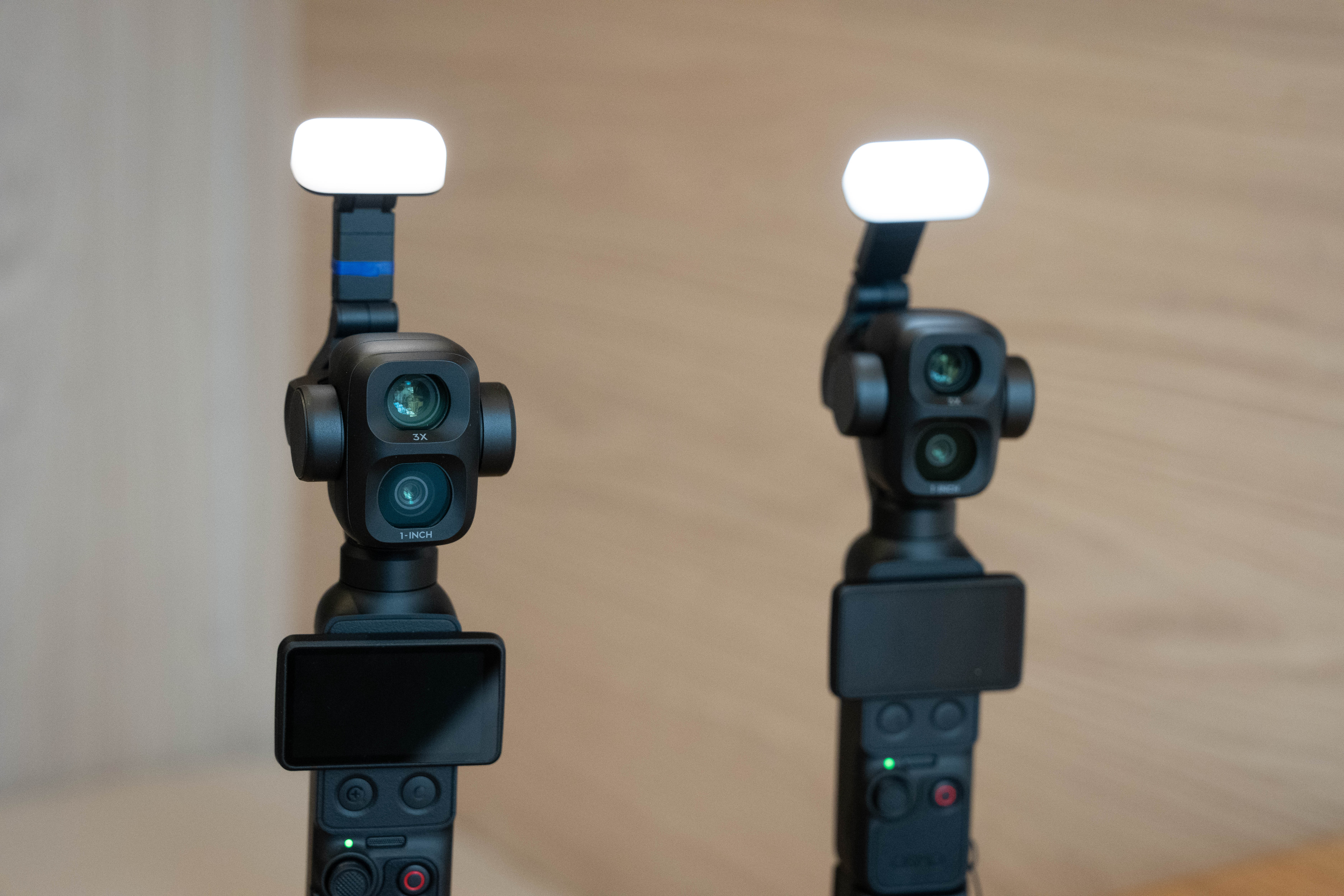 Dual  dji pocket 4p vlog combo, dual-lens vlog camera, cinematic 4k 3× op