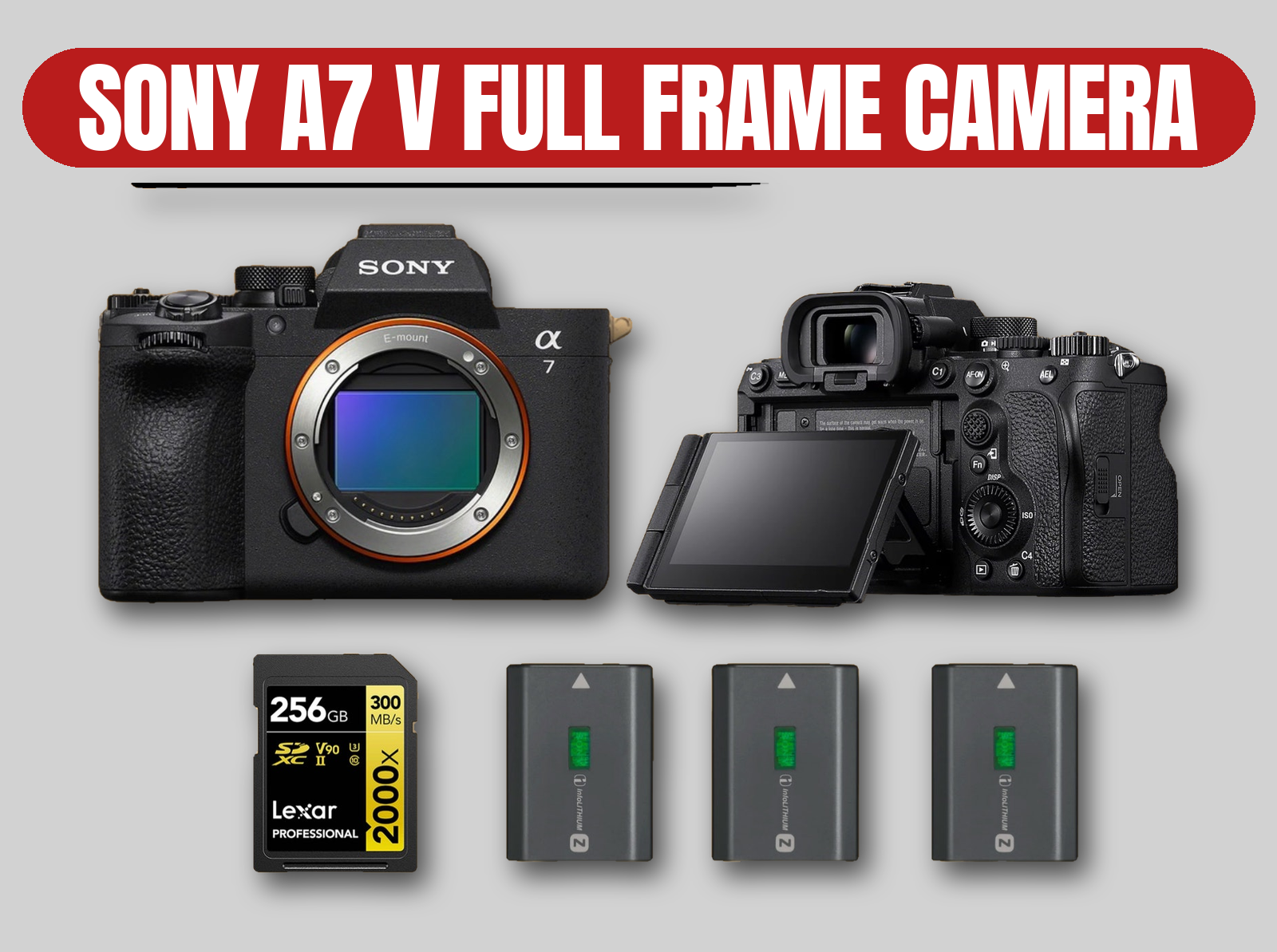 Sony a7 v full-frame mirrorless camera | alpha 7 v / a7v / 4k hybrid photo video
