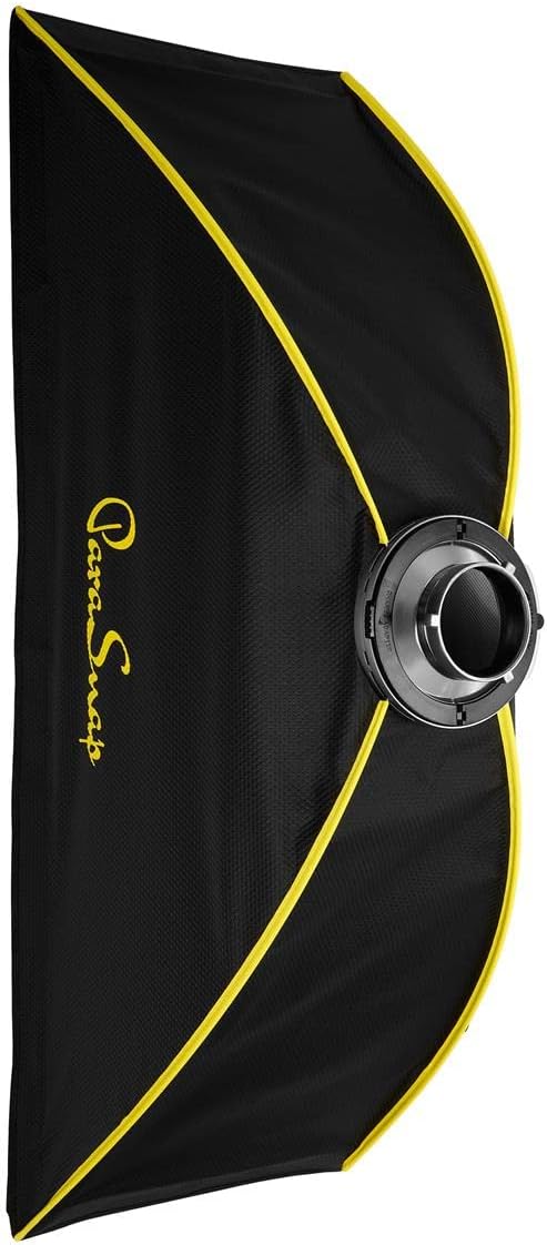 Glow parasnap 16 x 48" strip softbox sterling fibre bowens mount