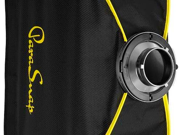 Glow parasnap 16 x 48" strip softbox sterling fibre bowens mount